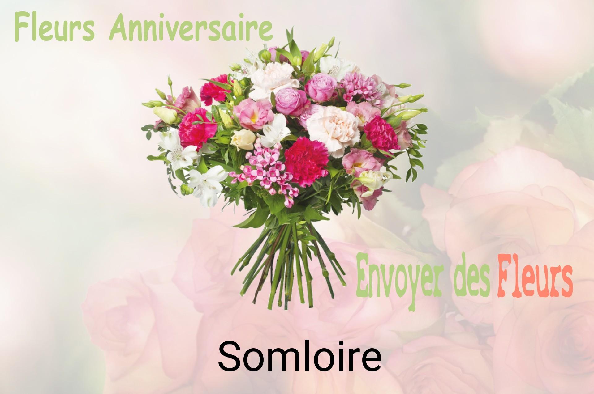 Bouquet de fleurs d’anniversaire livré à Somloire